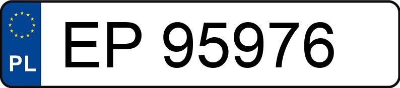 Numer rejestracyjny EP 95976 posiada SAAB 9-3 - EP95976