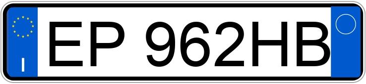 Numer rejestracyjny EP962HB posiada VOLKSWAGEN Polo 5a serie Numer rejestracyjny EP962HB posiada VOLKSWAGEN Polo 5a serie