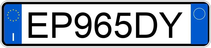 Numer rejestracyjny EP965DY posiada OPEL Mokka 1a serie Numer rejestracyjny EP965DY posiada OPEL Mokka 1a serie