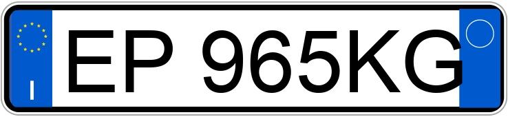 Numer rejestracyjny EP965KG posiada VOLKSWAGEN Touran 2a serie