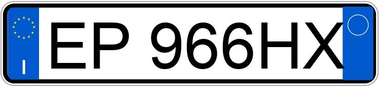 Numer rejestracyjny EP966HX posiada DACIA Sandero 1a serie