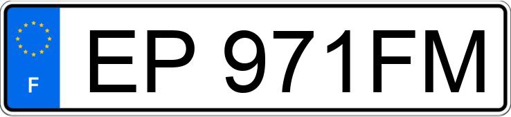 Numer rejestracyjny EP971FM posiada PEUGEOT 508