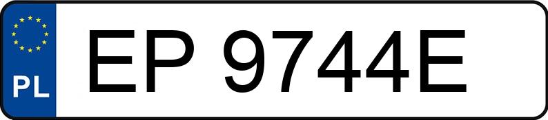 Numer rejestracyjny EP 9744E posiada DODGE Journey MR`12 SXT - EP9744E