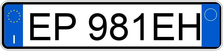 Numer rejestracyjny EP981EH posiada OPEL Corsa 4a serie