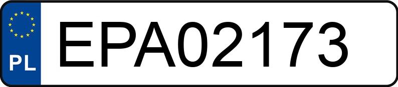 Numer rejestracyjny EPA 02173 posiada SEAT Ibiza 1.6 MR`08 E4 6J Sport - EPA02173