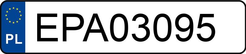 Numer rejestracyjny EPA 03095 posiada CITROEN C5 - EPA03095