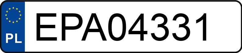 Le numéro d’enregistrement EPA 04331 a FIAT Ducato 40 3.0 M-jet E5 4.0t Ducato 40 3.0 M-jet E5 4.0t - EPA04331