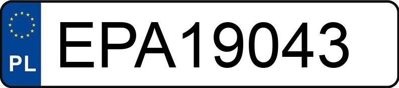 Numer rejestracyjny EPA 19043 posiada BMW 318 I - EPA19043 Numer rejestracyjny EPA 19043 posiada BMW 318 I - EPA19043