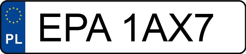 Numer rejestracyjny EPA 1AX7 posiada VOLKSWAGEN New Beetle 1.9 TDI MR`98 E3 New Beetle 1.9 TDI MR`98 E3 - EPA1AX7