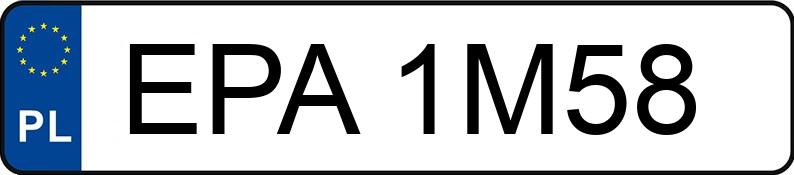 Numer rejestracyjny EPA 1M58 posiada FIAT PUNTO - EPA1M58 Numer rejestracyjny EPA 1M58 posiada FIAT PUNTO - EPA1M58