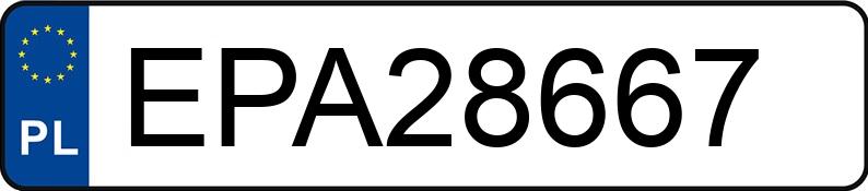 Numer rejestracyjny EPA 28667 posiada BMW 316i Kat. MR`01 E3 E46 316i Kat. MR`01 E3 E46 - EPA28667