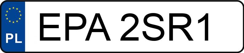 Numer rejestracyjny EPA 2SR1 posiada BMW 320i Kat. E36 320i Kat. E36 - EPA2SR1