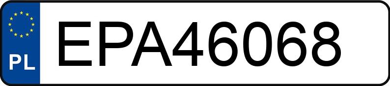 Numer rejestracyjny EPA 46068 posiada TOYOTA Corolla 1.5 MR`23 E6d Comfort - EPA46068 Numer rejestracyjny EPA 46068 posiada TOYOTA Corolla 1.5 MR`23 E6d Comfort - EPA46068