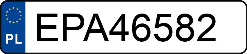Numer rejestracyjny EPA 46582 posiada KIA SPORTAGE - EPA46582 Numer rejestracyjny EPA 46582 posiada KIA SPORTAGE - EPA46582