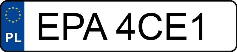 Numer rejestracyjny EPA 4CE1 posiada BMW 325 - EPA4CE1