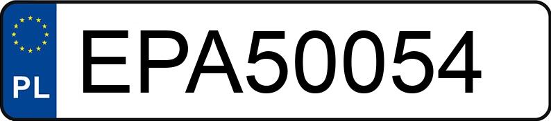 Numer rejestracyjny EPA 50054 posiada BMW 318 I - EPA50054 Numer rejestracyjny EPA 50054 posiada BMW 318 I - EPA50054