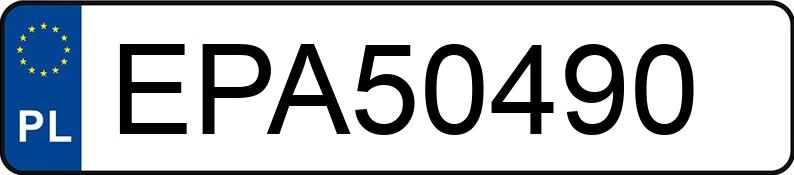 Numer rejestracyjny EPA 50490 posiada FORD FOCUS - EPA50490 Numer rejestracyjny EPA 50490 posiada FORD FOCUS - EPA50490