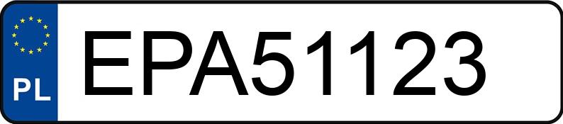 Numer rejestracyjny EPA 51123 posiada VOLKSWAGEN Passat B8 2.0 TDI-CR MR`15 E6 Trendline - EPA51123 Numer rejestracyjny EPA 51123 posiada VOLKSWAGEN Passat B8 2.0 TDI-CR MR`15 E6 Trendline - EPA51123