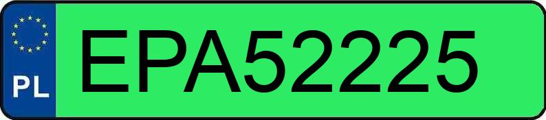 Numer rejestracyjny EPA 52225 posiada AUDI Q4 e-tron 40 MR`22 F4 77kWh - EPA52225