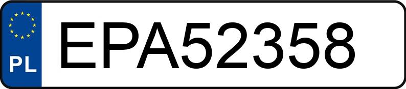 Numer rejestracyjny EPA 52358 posiada RENAULT TWINGO - EPA52358