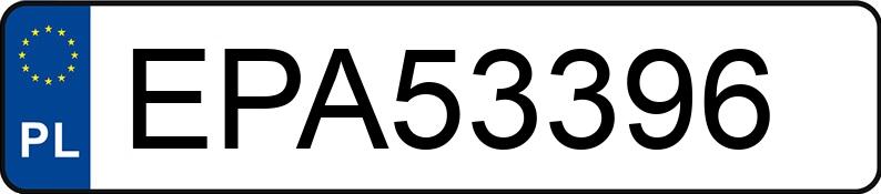 Numer rejestracyjny EPA 53396 posiada SKODA OCTAVIA - EPA53396 Numer rejestracyjny EPA 53396 posiada SKODA OCTAVIA - EPA53396