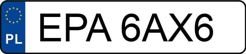 Numer rejestracyjny EPA 6AX6 posiada VOLKSWAGEN Bora 1.6 MR`98 E3 Basis - EPA6AX6