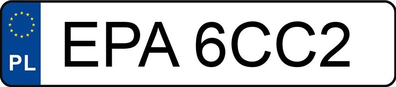 Numer rejestracyjny EPA 6CC2 posiada OPEL Astra II 1.6 MR`98 Astra II 1.6 MR`98 - EPA6CC2