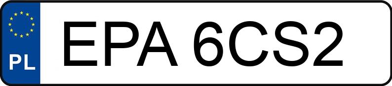 Numer rejestracyjny EPA 6CS2 posiada FORD Mondeo 2.0 TDi MR`01 E3 Ghia - EPA6CS2