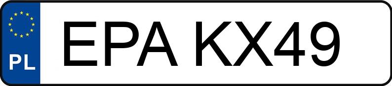 Il numero di registrazione EPA KX49 ha BMW 318i Kat. MR`98 E46 318i Kat. MR`98 E46 - EPAKX49