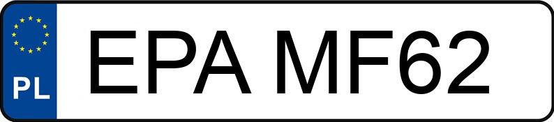 Registreringsnummeret EPA MF62 har SKODA Octavia III 1.4 TSI MR`13 E6 Style DSG - EPAMF62