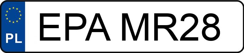 Numer rejestracyjny EPA MR28 posiada BMW 330 - EPAMR28 Numer rejestracyjny EPA MR28 posiada BMW 330 - EPAMR28