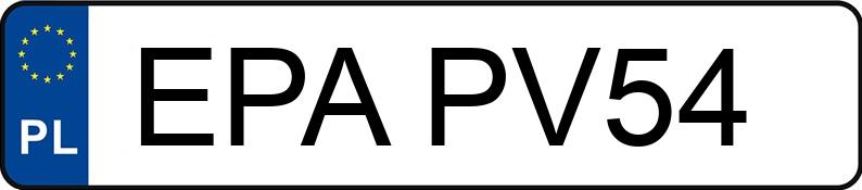 Registreringsnummeret EPA PV54 har VOLKSWAGEN Golf IV 1.4 MR`97 Trendline - EPAPV54