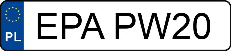 Numer rejestracyjny EPA PW20 posiada SEAT LEON - EPAPW20