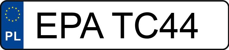 Numer rejestracyjny EPA TC44 posiada MERCEDES-BENZ GLK 350 CDI MR`12 E5 X204 GLK 350 CDI MR`12 E5 X204 - EPATC44