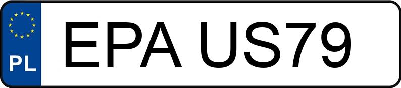 Numer rejestracyjny EPA US79 posiada VOLVO S60 - EPAUS79