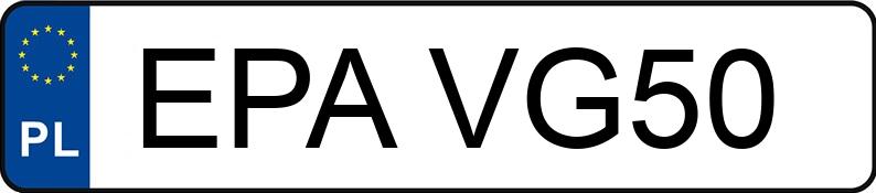 El número de registro EPA VG50 tiene SKODA Octavia II 1.9 TDI MR`09 E4 Classic - EPAVG50