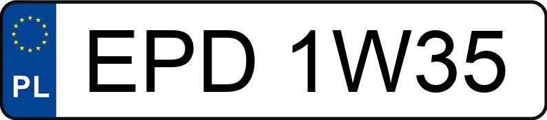 Numer rejestracyjny EPD 1W35 posiada PEUGEOT Partner II 1.6 HDI MR`02 E4 Presence 75 - EPD1W35 Numer rejestracyjny EPD 1W35 posiada PEUGEOT Partner II 1.6 HDI MR`02 E4 Presence 75 - EPD1W35