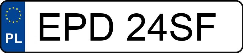 Numer rejestracyjny EPD 24SF posiada MERCEDES-BENZ C 220 CDI - EPD24SF