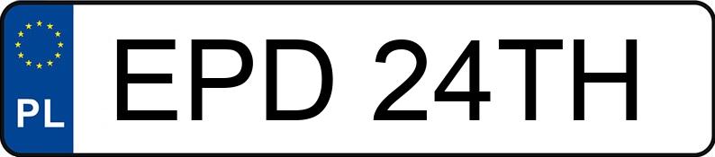 Numer rejestracyjny EPD 24TH posiada BMW 320 Diesel DPF MR`04 E3 E90 320 Diesel DPF MR`04 E3 E90 - EPD24TH