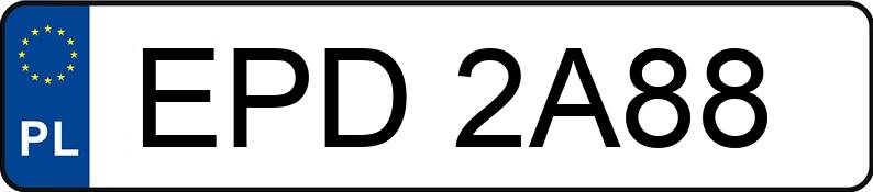 Numer rejestracyjny EPD 2A88 posiada OPEL CORSA - EPD2A88