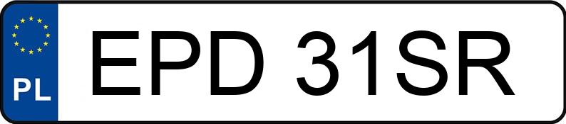 Numer rejestracyjny EPD 31SR posiada AUDI A4 Avant 1.8 Kat. B5 T - EPD31SR