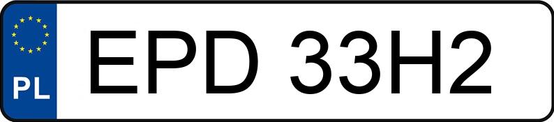 Numer rejestracyjny EPD 33H2 posiada AUDI A4 - EPD33H2 Numer rejestracyjny EPD 33H2 posiada AUDI A4 - EPD33H2