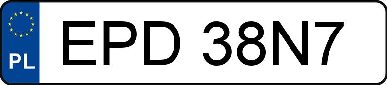 Numer rejestracyjny EPD 38N7 posiada VOLKSWAGEN Passat B7 1.4 TSI MR`10 E5 Comfortline BMT DSG - EPD38N7 Numer rejestracyjny EPD 38N7 posiada VOLKSWAGEN Passat B7 1.4 TSI MR`10 E5 Comfortline BMT DSG - EPD38N7