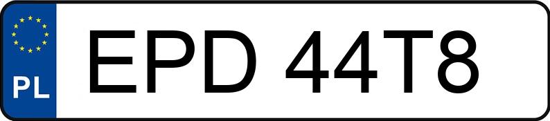 Numer rejestracyjny EPD 44T8 posiada OPEL ZAFIRA - EPD44T8 Numer rejestracyjny EPD 44T8 posiada OPEL ZAFIRA - EPD44T8