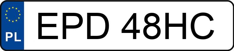 Numer rejestracyjny EPD 48HC posiada KIA Sportage Diesel MR`95 E2 TD - EPD48HC Numer rejestracyjny EPD 48HC posiada KIA Sportage Diesel MR`95 E2 TD - EPD48HC