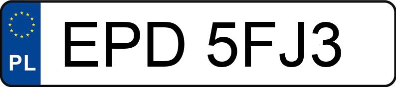 RegistreringsnummerEPD 5FJ3 har BMW 530 Touring Diesel MR`03 E3 E61 530 Touring Diesel MR`03 E3 E61 - EPD5FJ3
