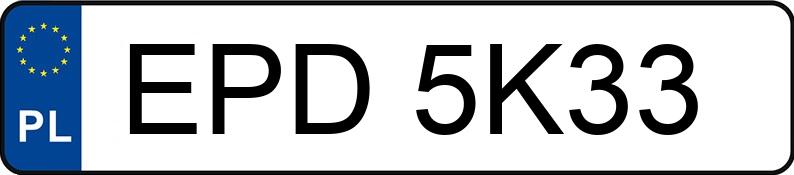 Numer rejestracyjny EPD 5K33 posiada HYUNDAI SANTA FE 2.0 CRDI - EPD5K33