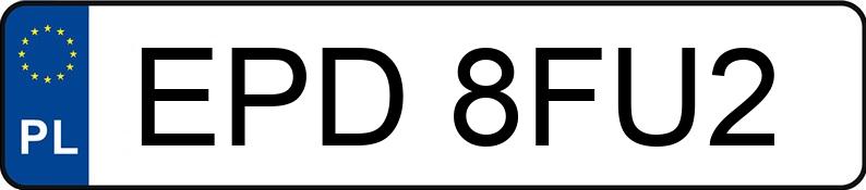 Numer rejestracyjny EPD 8FU2 posiada AUDI A4 - EPD8FU2 Numer rejestracyjny EPD 8FU2 posiada AUDI A4 - EPD8FU2
