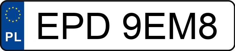 Numer rejestracyjny EPD 9EM8 posiada CITROEN C4 PICASSO - EPD9EM8