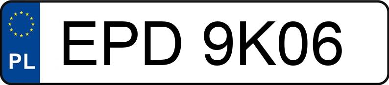 Numer rejestracyjny EPD 9K06 posiada VOLVO V70 2.4 D MR`08 E5 Summum - EPD9K06